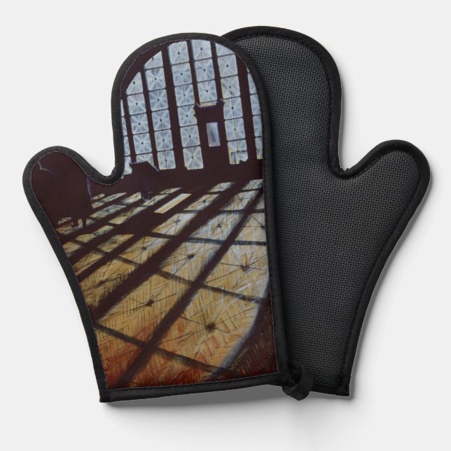 Halls of Freedom Ellis Island Oven Mitt (Front/Back)