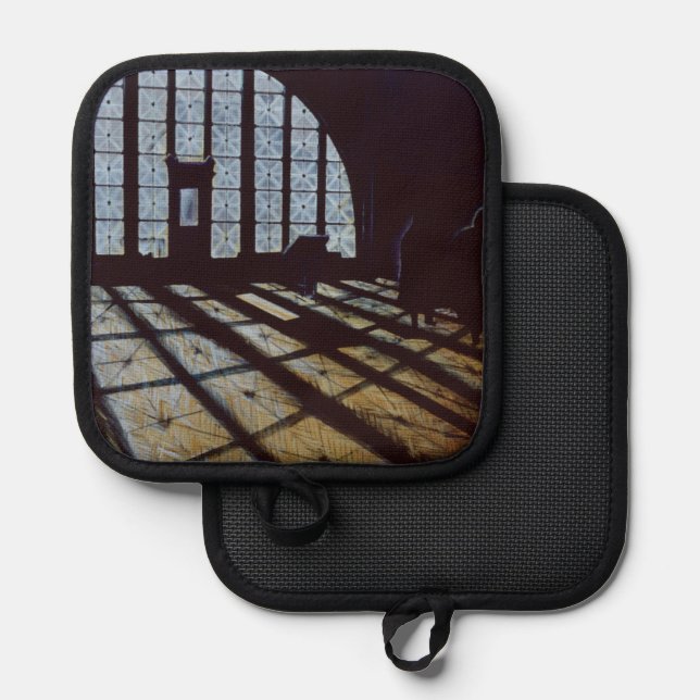 Halls of Freedom Ellis Island Pot Holder (Front/Back)