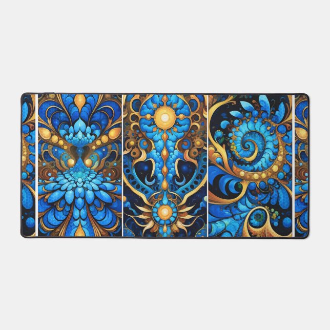 Halls Of The Water Elemental Desk Mat (Front)