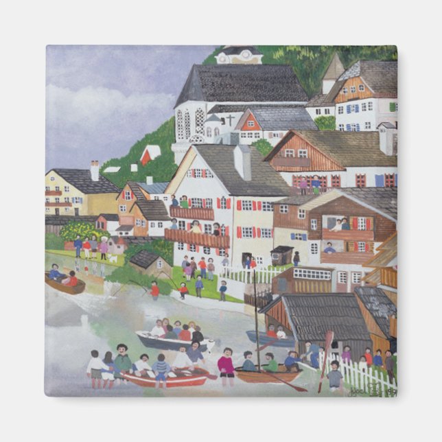 Hallstadt Austria 1995 Magnet (Front)