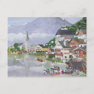 Hallstadt Austria 1995 Postcard