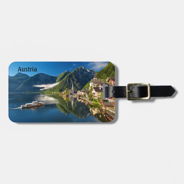 Hallstatt Austria Luggage Tag (Front Horizontal)