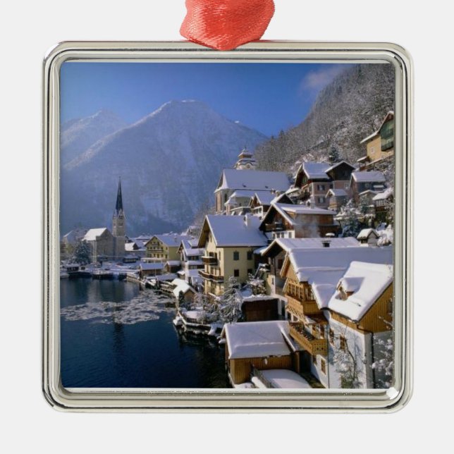 HALLSTATT AUSTRIA METAL ORNAMENT (Front)