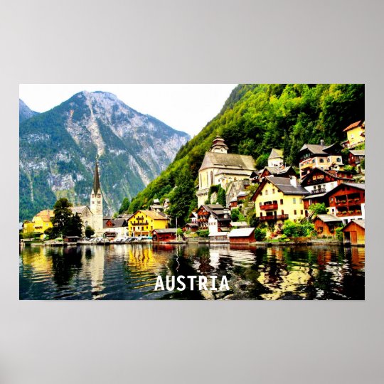 HALLSTATT, AUSTRIA POSTER | Zazzle.com