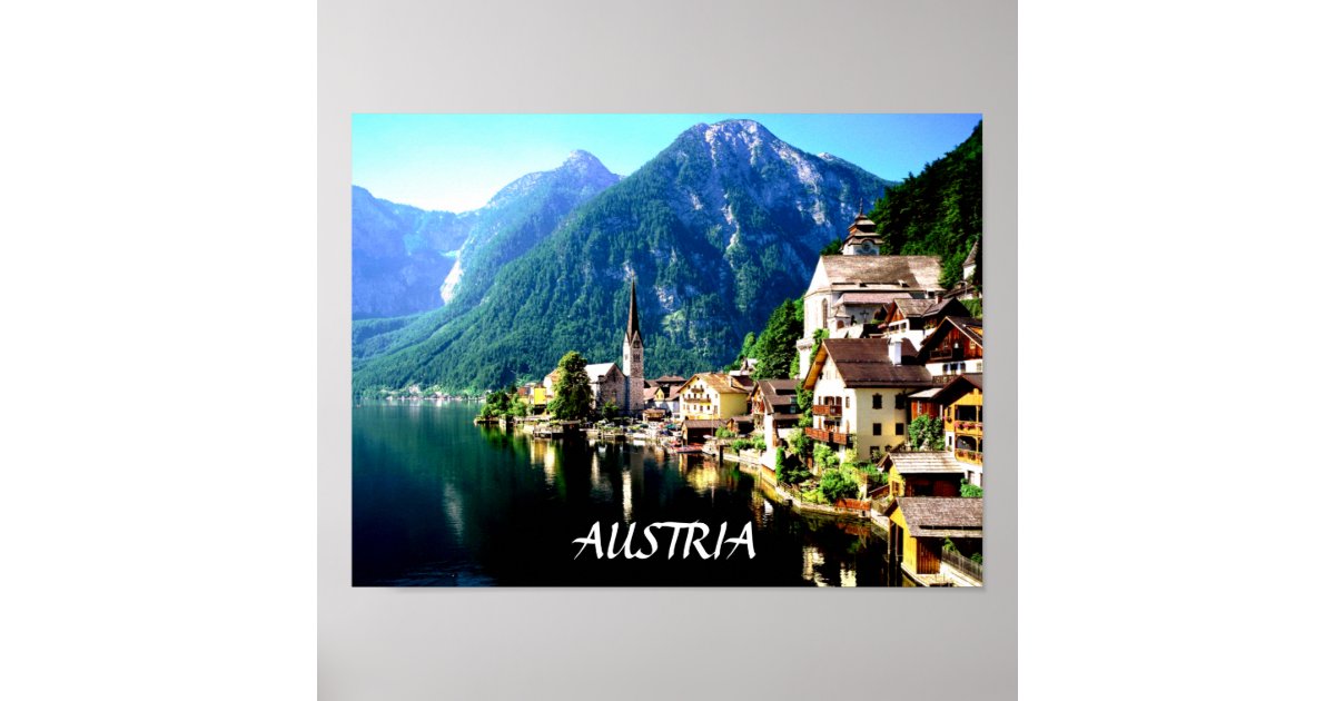 HALLSTATT, AUSTRIA POSTER | Zazzle