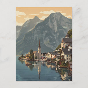 Hallstatt Austria Travel Postcard