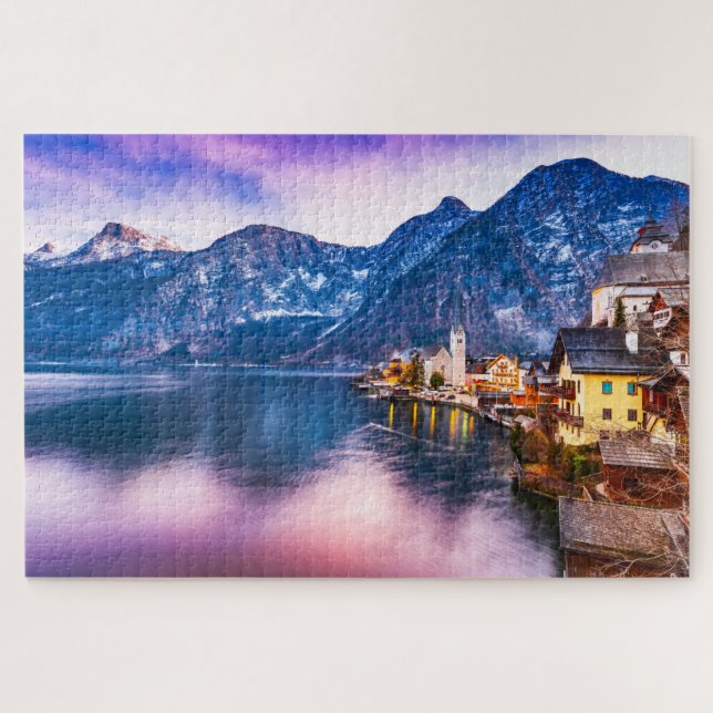 Hallstatt village Austria  Jigsaw Puzzle (Horizontal)