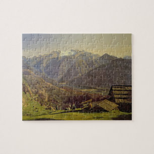 Hallstatter-See (oil on canvas) Jigsaw Puzzle