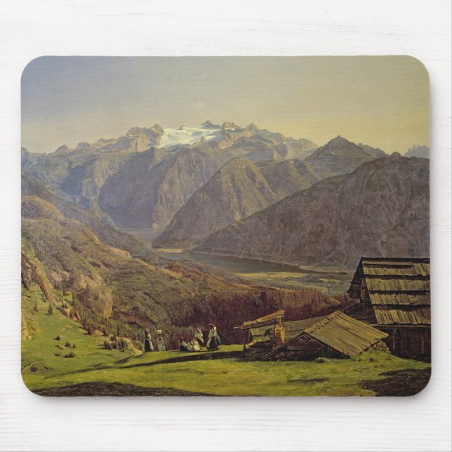 Hallstatter-See (oil on canvas) Mouse Pad (Front)