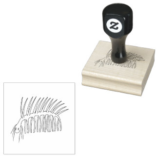 Hallucigenia Rubber Stamp