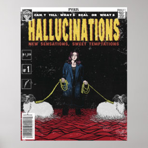 Hallucinations comic cover PVRIS Poster