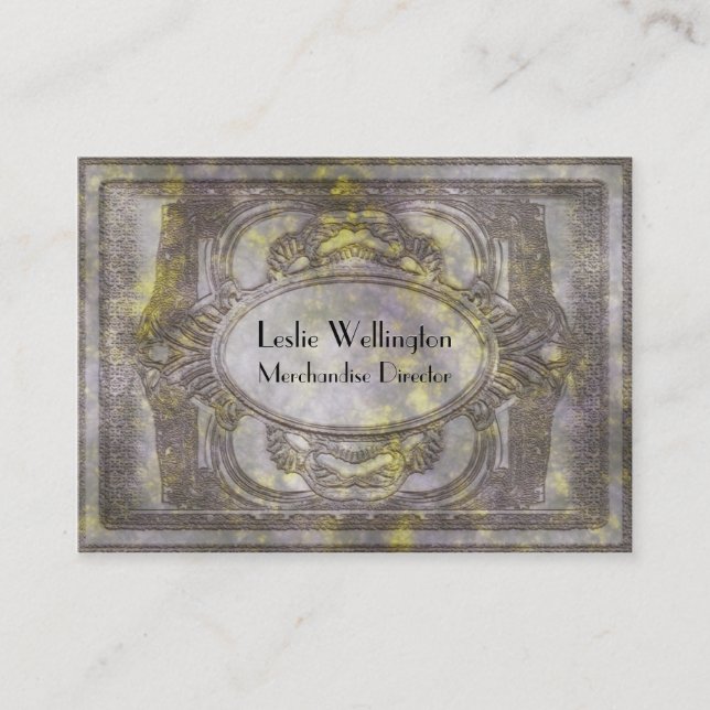 Halmorte Bohemian Unique Professional Business Card (Front)