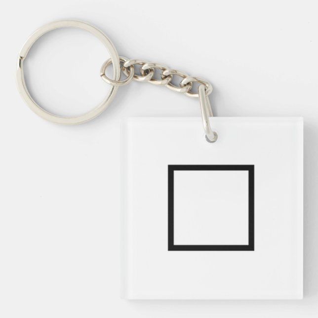 Halmos Symbol Keychain (Front)