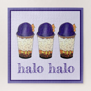 Halo-Halo (Haluhalo) Filipino Hawaiian Shave Ice Jigsaw Puzzle