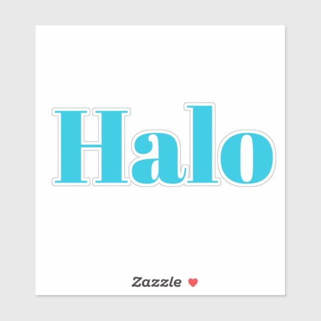 Halo Sticker (Sheet)