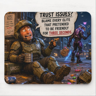 Halo themed mouse pad
