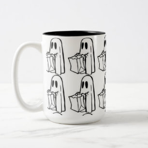 HALOWEEN GHOST SCARY MUG
