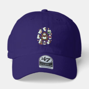 Haloween Reading Ghosts Stacked Books Floral Crown 47 Brand Hat