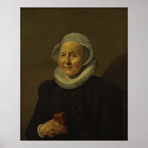 Hals _ An Old Lady 1628 Poster