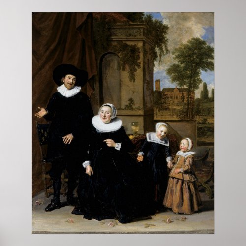 Hals _ Portrait Of A Dutch Family Poster