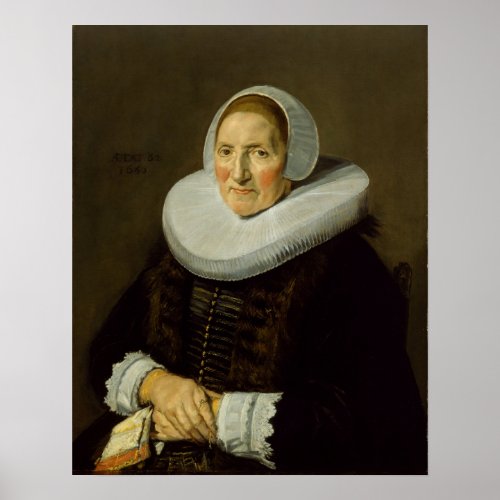 Hals _ Portrait Of An Elderly Woman Poster