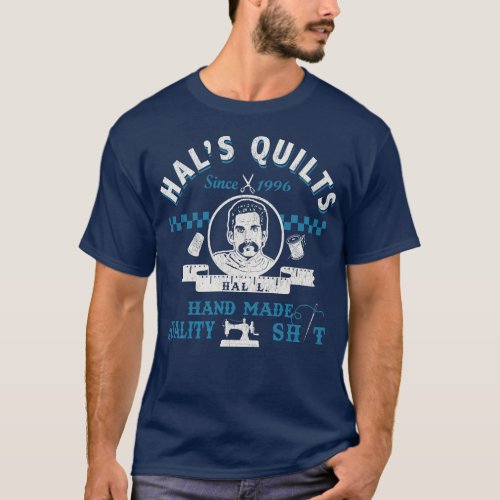 Hals Quilts Happy Gilmore Worn Dks T_Shirt