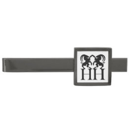 Hälsingebocken tie-pin - Stålpläterad Gunmetal Finish Tie Clip