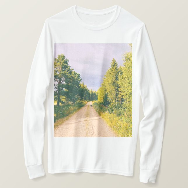 Halsingland Country Roads T-Shirt (Design Front)