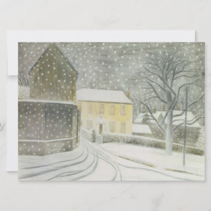 Halstead Road in Snow (by Eric Ravilious) Card