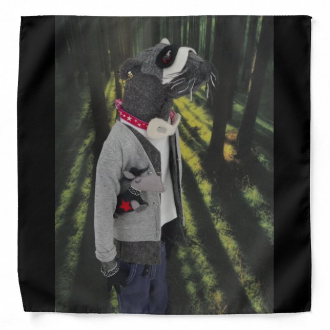 Halstuch Kopftuch Hundetuch Bandana Schal  (Front)