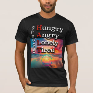 HALT Recovery Slogan Sunrise T-Shirt