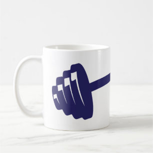 haltere barre tordu musculation bodybuilding coffee mug