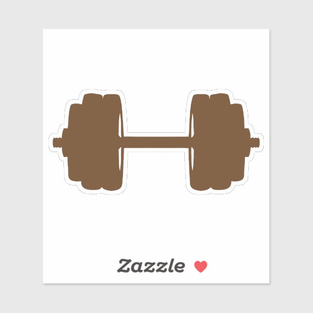 haltere musculation poids bodybuilding  sticker (Sheet)