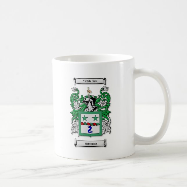 Halterman Coat of Arms Coffee Mug (Right)