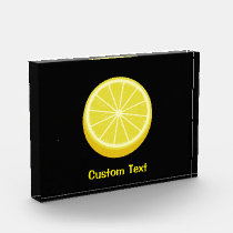 Halve Lemon Acrylic Award