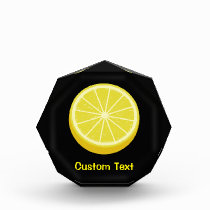 Halve Lemon Acrylic Award