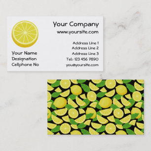 Halve Lemon Business Card