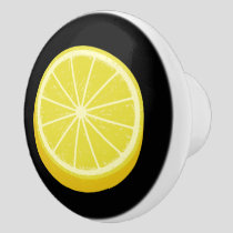 Halve Lemon Ceramic Knob