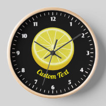 Halve Lemon Clock