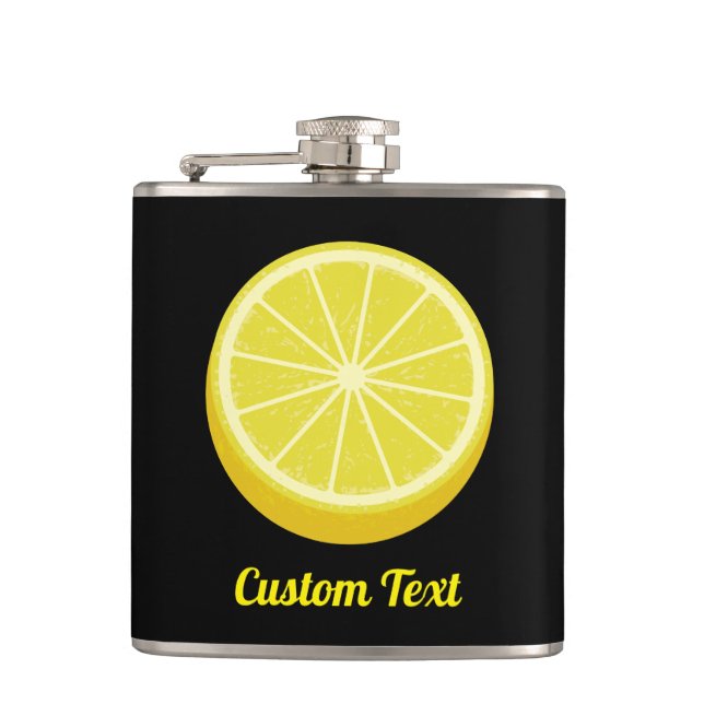 Halve Lemon Flask (Front)