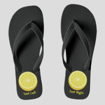 Halve Lemon Flip Flops