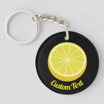 Halve Lemon Keychain