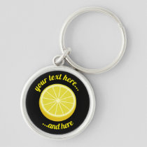 Halve Lemon Keychain