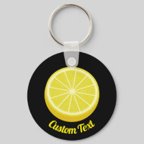 Halve Lemon Keychain