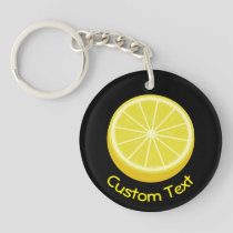 Halve Lemon Keychain