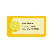 Halve Lemon Label