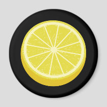 Halve Lemon Magnet