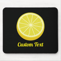 Halve Lemon Mouse Pad