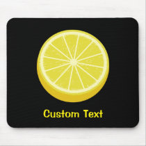 Halve Lemon Mouse Pad