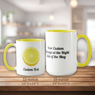 Halve Lemon Mug